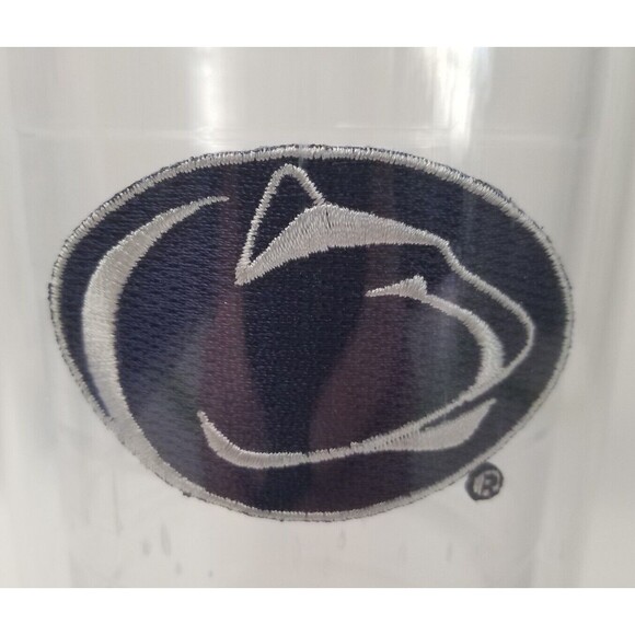 Tervis Tumbler 24 oz Penn State Nittany Lions Glass Cup Clear w/ Patch USA Made - Picture 3 of 5